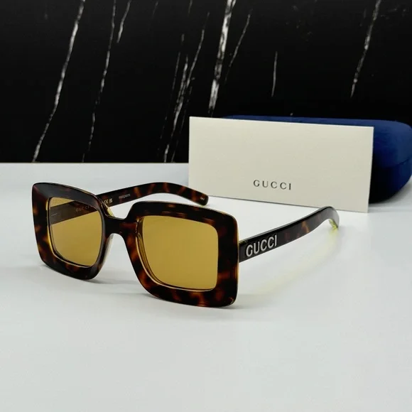 NEW GG1718S 002 GUCCI HAVANA YELLOW SQUARE WOMEN GUCCI  display picture 1